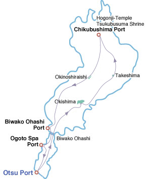 Biwako Tour map
