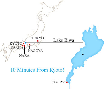 Lake Biwa map